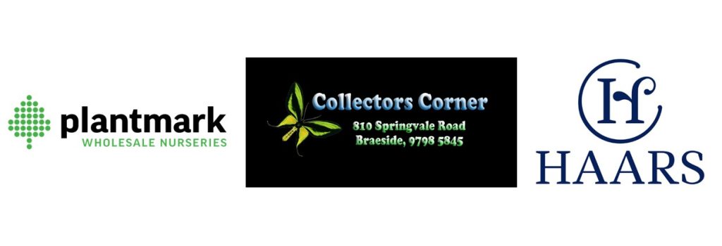 sponsor's logos: Collectors Corner, HAARS, Plantmark