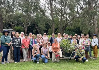 The group at Shoreham, huddled together for a photo